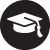 Student Alumni Association logo of graduation cap